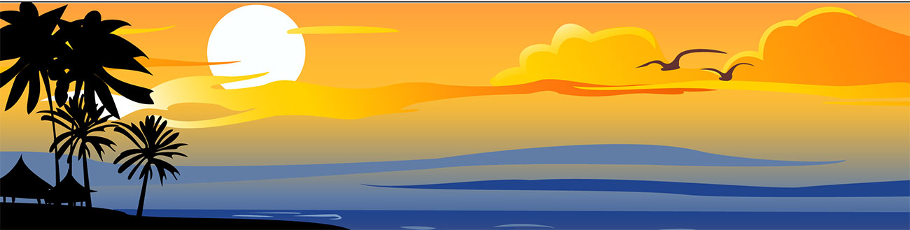 Mazatlán sunset artwork background
